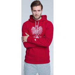 Bluzy męskie: Bluza kibica męska BLM500 - CZERWONY