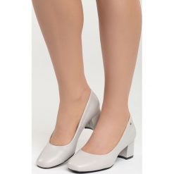 Buty ślubne damskie: Szare Czółenka Pastiche Style