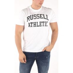 Russell Athletic Koszulka Biały. Białe podkoszulki męskie Russell Athletic, m, z nadrukiem, z bawełny, z krótkim rękawem. Za 119,95 zł.