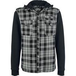 Vixxsin Quinn Jacket Koszula szary. Czarne koszule męskie na spinki marki Leonardo Carbone, s, z materiału, z długim rękawem. Za 184,90 zł.