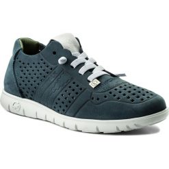Półbuty damskie: Półbuty SLOW WALK – Morvi-W 10500W Nobuck Navy