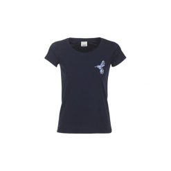 T-shirty z krótkim rękawem Oxbow K1TEANAB. Czarne t-shirty damskie marki Oxbow, bez wzorów, bez kołnierzyka. Za 95,20 zł.