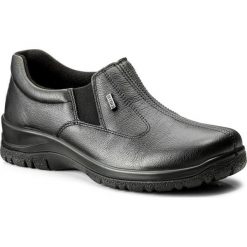 Półbuty COMFORTABEL - 941544 Schwarz 2. Czarne półbuty damskie Comfortabel, na co dzień, bez wzorów, ze skóry, bez obcasa, na płaskiej podeszwie, bez zapięcia. W wyprzedaży za 199,00 zł.