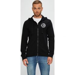 Mustang - Bluza. Czarne bluzy męskie rozpinane marki Mustang, l, z bawełny, z kapturem. Za 269,90 zł.