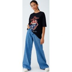 Koszulka The Rolling Stones USA. Koszulki damskie Pull&Bear. Za 69,90 zł.