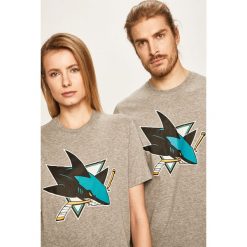 47brand - T-shirt. Szare bluzki damskie 47brand, s, z nadrukiem, z bawełny, casualowe, z okrągłym kołnierzem. W wyprzedaży za 79,90 zł.