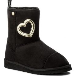 Buty LOVE MOSCHINO - JA24163H04JA0000 Nero. Czarne buty zimowe damskie marki Love Moschino, z materiału. W wyprzedaży za 419,00 zł.