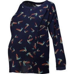 Bluzki asymetryczne: Spring Maternity CAIRO Bluzka navy print