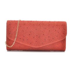 Torebki klasyczne damskie: Torebka w kolorze czerwonym – (S)23 x (W)12 x (G)5 cm