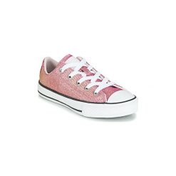 Buty Dziecko Converse CHUCK TAYLOR ALL STAR SPACE STAR OX. Różowe trampki dziewczęce Converse, bez wzorów, bez zapięcia. Za 199,00 zł.