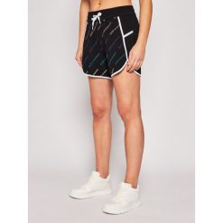 Szorty sportowe EA7 Emporio Armani 3HTS52 TJ31Z 2200. Czarne spodenki sportowe damskie EA7 Emporio Armani, xs, bez wzorów, z elastanu, sportowe. Za 349,00 zł.