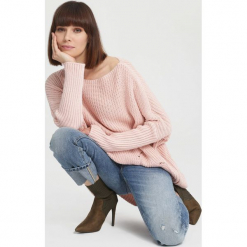 Różowy Sweter Take. Czerwone swetry klasyczne damskie other, na jesień, uniwersalny. Za 69,99 zł.