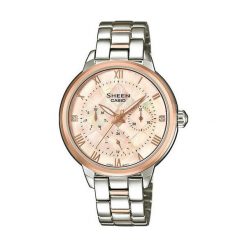 Biżuteria i zegarki: Zegarek Casio Damski Sheen SHE-3055SPG-4AUER Swarovski MultiData