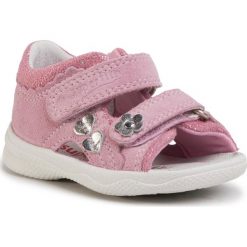 Sandały SUPERFIT - 6-06096-55 M Rosa. Różowe sandały dziewczęce Superfit, ze skóry, bez zapięcia. W wyprzedaży za 179,00 zł.