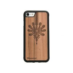 IPhone 7 Drewniane etui Parzenica Jabłoń. Brązowe etui damskie marki Bewood, z lakierowanej skóry. Za 109,00 zł.