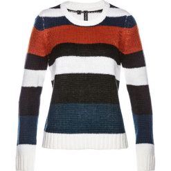 Sweter bonprix biel wełny - wielbłądzia wełna. Białe swetry damskie bonprix, bez wzorów, z wełny, bez rękawów, bez kaptura. Za 84,99 zł.