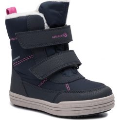 Śniegowce GEOX - J Zorian G.B Wpf A J744TA 0FUCE C4268 M Navy/Fuchsia. Niebieskie śniegowce dziewczęce Geox, bez zapięcia. Za 309,00 zł.