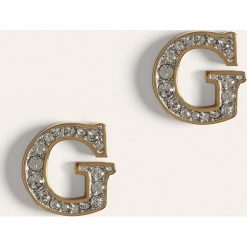 Guess Jeans - Kolczyki. Żółte kolczyki damskie Guess Jeans, metalowe. W wyprzedaży za 119,90 zł.