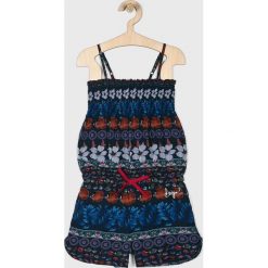 Desigual - Kombinezon dziecięcy 104-164 cm. Niebieskie kombinezony dziewczęce Desigual, bez wzorów, z bawełny, bez rękawów. W wyprzedaży za 169,90 zł.