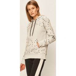 Under Armour - Bluza. Szare bluzy damskie Under Armour, s, bez wzorów, z bawełny, bez rękawów, z kapturem. Za 239,90 zł.
