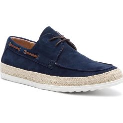 Espadryle GINO ROSSI - Tasos MM2873-TWO-BW00-5700-T 59. Niebieskie espadryle męskie ze skóry, eleganckie. W wyprzedaży za 189,00 zł.