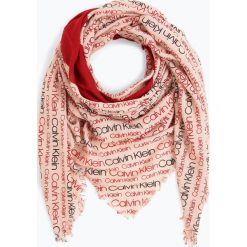 Calvin Klein - Szalik damski, czerwony. Czerwone szaliki damskie Calvin Klein. Za 229,95 zł.