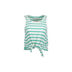 Bluzki Only TOP onlARLI KNOT TANK BOX JRS. Zielone bluzki damskie marki ONLY, s, bez wzorów, bez kołnierzyka, bez rękawów. Za 97,18 zł.