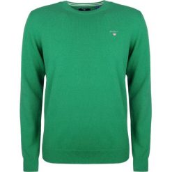 Gant Sweter "Super Fine". Swetry męskie GANT, bez wzorów, z dzianiny, z okrągłym kołnierzem, bez kaptura. Za 299,00 zł.