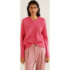 Mango - Sweter Brisbane. Różowe bez kategorii marki Mango, s, z poliesteru. Za 139,90 zł.