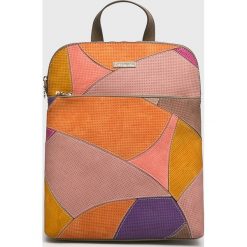 Desigual - Plecak. Pomarańczowe plecaki damskie marki Desigual, z poliesteru. Za 349,90 zł.