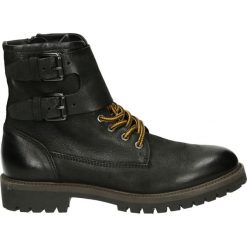 Botki męskie - 348209 NERO. Czarne botki męskie Venezia, ze skóry. Za 459,00 zł.