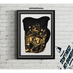 T-shirt Gold Bear Longer Length Black. Czarne t-shirty męskie Pakamera, m, bez wzorów, z materiału, bez kołnierzyka. Za 139,00 zł.