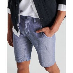 Szorty comfort typu chino - Niebieski. Niebieskie spodenki i szorty męskie Cropp, m, bez wzorów. Za 79,99 zł.