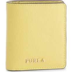 Mały Portfel Damski FURLA - Babylon 1006845 P PR74 B30 Lime f. Żółte portfele damskie marki Furla, bez wzorów, ze skóry. Za 415,00 zł.
