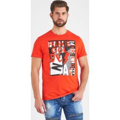 T-SHIRT frankie morello. T-shirty męskie Frankie Morello, xxl, bez wzorów, bez kołnierzyka. W wyprzedaży za 314,30 zł.