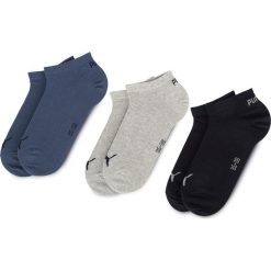 Zestaw 3 par niskich skarpet damskich PUMA - 261080001 Navy/Grey/Nightshadow Blue 532. Szare skarpetki damskie Puma, bez wzorów, z elastanu. Za 39,99 zł.