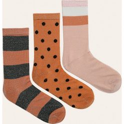 Only - Skarpetki (3 pack). Pomarańczowe skarpetki damskie ONLY, z elastanu. W wyprzedaży za 49,90 zł.