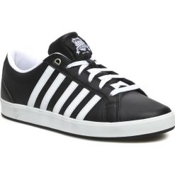 Półbuty K-SWISS - Gallen III S 03036002 Black/White. Czarne półbuty męskie K-SWISS, na co dzień, bez wzorów, ze skóry ekologicznej, klasyczne, bez zapięcia. W wyprzedaży za 179,00 zł.