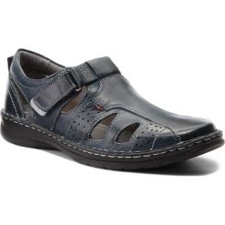 Sandały męskie: Sandały LASOCKI FOR MEN – MI18-276-05 Granatowy