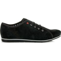 Czarne męskie buty skórzane sportowy styl. Czarne buty sportowe męskie marki McKeylor. Za 199,00 zł.