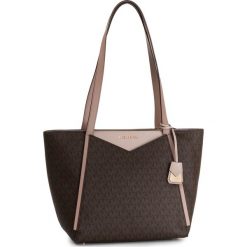 Torebka MICHAEL MICHAEL KORS - Whitney 30S8GN1T1B Brn/Sfpk/Fwn. Pomarańczowe torebki klasyczne damskie MICHAEL Michael Kors, bez wzorów, ze skóry ekologicznej, klasyczne, bez dodatków. Za 969,00 zł.