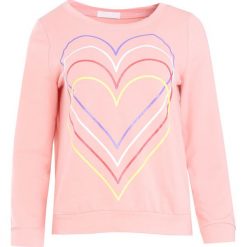 Różowa Bluza Just Flexing. Czerwone bluzy damskie marki Born2be, xl, z aplikacjami. Za 24,99 zł.