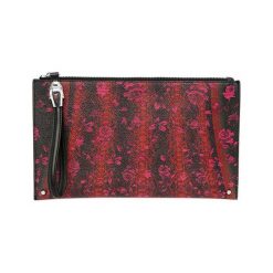 Torebki klasyczne damskie: Torebka w kolorze czarno-czerwonym – (D)29 x (S)17 cm