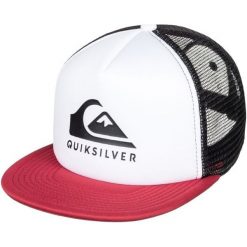 Quiksilver Czapka Foamslay Hdwr wbb0 White. Białe czapki męskie Quiksilver, bez wzorów, sportowe. Za 89,00 zł.