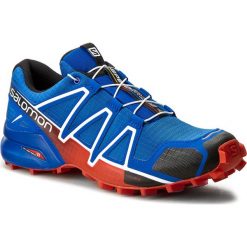 Buty SALOMON - Speedcross 4 383132 28 V0 Blue Yonder/Black/Lava Orange. Niebieskie buty do biegania męskie marki Salomon, z materiału, na sznurówki, salomon speedcross. W wyprzedaży za 339,00 zł.