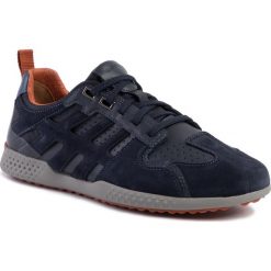 Półbuty GEOX - U Snake.2 A U948DA 022FU CF44K Navy/Dk Avio. Niebieskie półbuty męskie Geox, na co dzień, bez wzorów, ze skóry, klasyczne, bez zapięcia. W wyprzedaży za 289,00 zł.