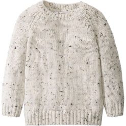 Sweter dzianinowy bonprix jasnoszary melanż. Szare swetry chłopięce marki bonprix, m, melanż, z dzianiny. Za 74,99 zł.
