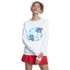 Desigual Olympia Bluza Biały. Białe bluzy damskie Desigual, xl, z nadrukiem, z elastanu, bez rękawów, bez kaptura. Za 274,95 zł.