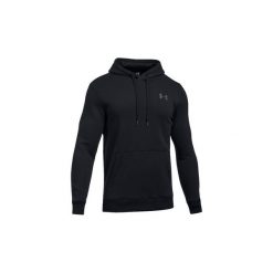 Bluzy Under Armour Rival Fitted Pull Over 1302292-001. Czarne bluzy męskie Under Armour, xl, bez wzorów, bez kołnierzyka, bez rękawów, bez kaptura. Za 199,99 zł.