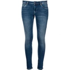 Pepe Jeans jeansy damskie Cher 29/28, niebieskie. Niebieskie jeansy damskie Pepe Jeans, bez wzorów, z jeansu. W wyprzedaży za 199,00 zł.
